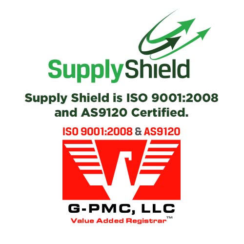 Supply Shield is Now ISO 9001:2008 & AS 9120 Certified